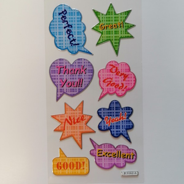 Stickers - bulle avec message encouragent - Photo n°1