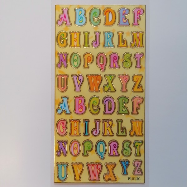 Stickers - Alphabet de couleur - Photo n°1