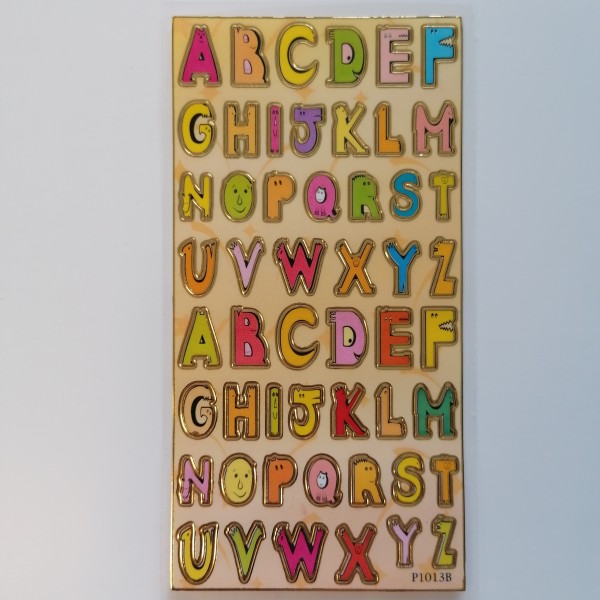 Stickers - Alphabet personnage - Photo n°1