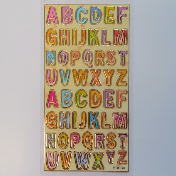 Stickers - double alphabet - Photo n°1