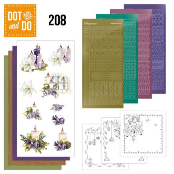 Dot and do 208 - kit Carte 3D - Le meilleur Noël - Photo n°1