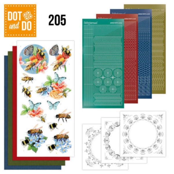 Dot and do 205 - kit Carte 3D - Les abeilles - Photo n°1