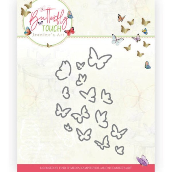 Die - Jeaninnes art - JAD10120 - Butterfly Touch - Bouquet de papillons - Photo n°1