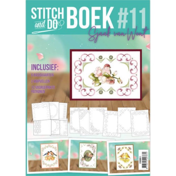 Stitch and Do Livre n°11 - Kit Carte 3D à broder - Oiseaux - Photo n°1