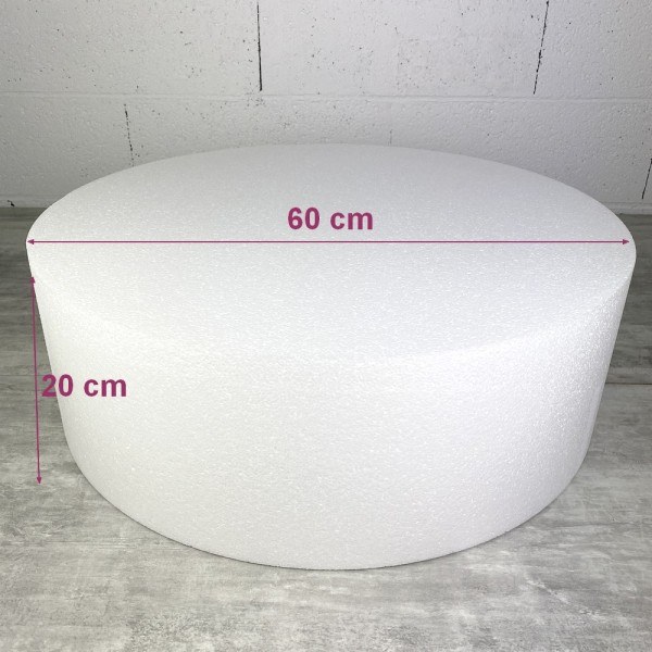 Grand Disque épaisseur 20 cm, diamètre 60 cm, polystyrène pro haute densité, dummy - Photo n°4