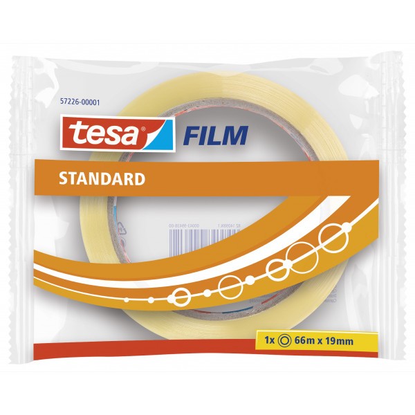 Ruban adhésif standard Tesa transparent 66m x 19mm - Photo n°1
