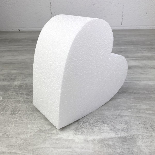 Socle plat Coeur 2D polystyrène, Largeur 20 cm x Epais. 10 cm, 28 kg/ m3 - Photo n°4