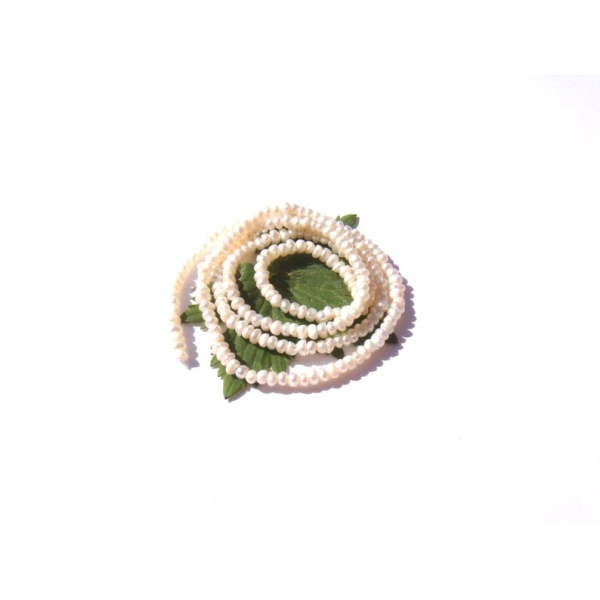 Perles de culture véritable : 10 MICRO perles irrégulières 2,5 mm - Photo n°1