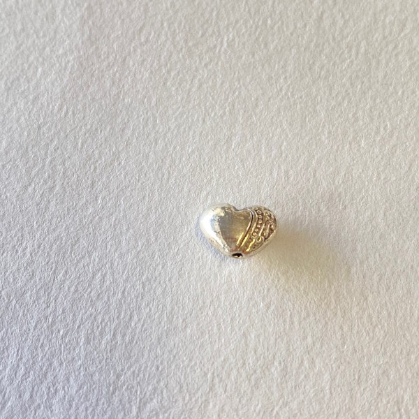 Breloque pendentif cœurs avec motif - Photo n°1