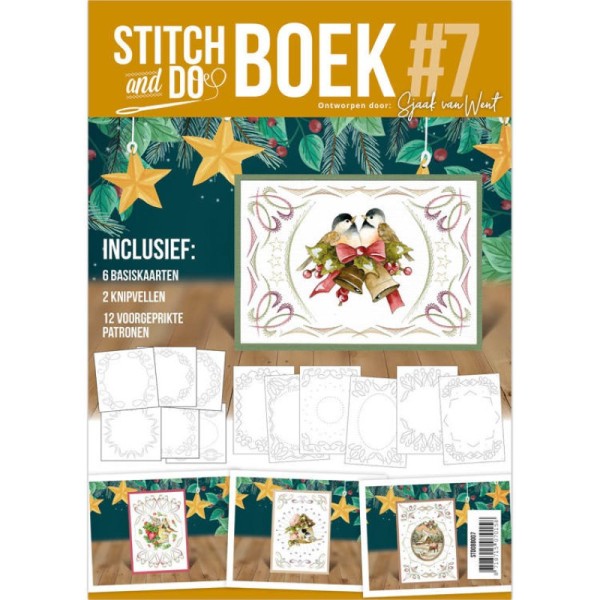 Stitch and Do Livre n°7 - Kit Carte 3D à broder - Noël - Photo n°1