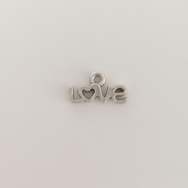 Breloque pendentif love 1 cm - Photo n°1