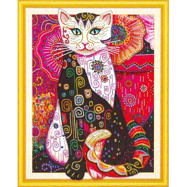 Broderie Diamond Painting - Chat - 47 x 57 cm - Photo n°2