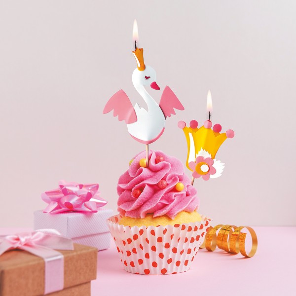Kit DIY Bougies d'anniversaire - Princesse - 2 pcs - Photo n°2