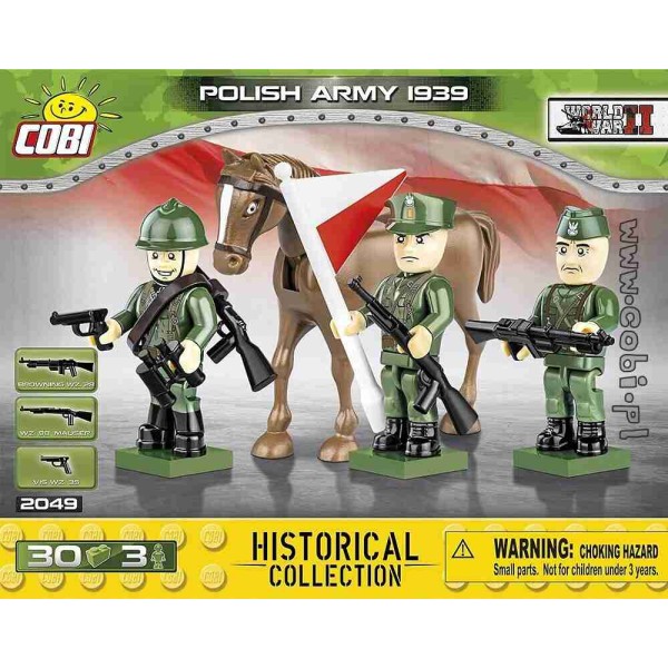 Soldats Polonais - 30 pièces - 3 figurines Cobi - Photo n°1