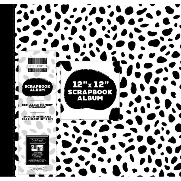 Album photo dalmatiens + intercalaires noir et blanc 30cm - Photo n°1