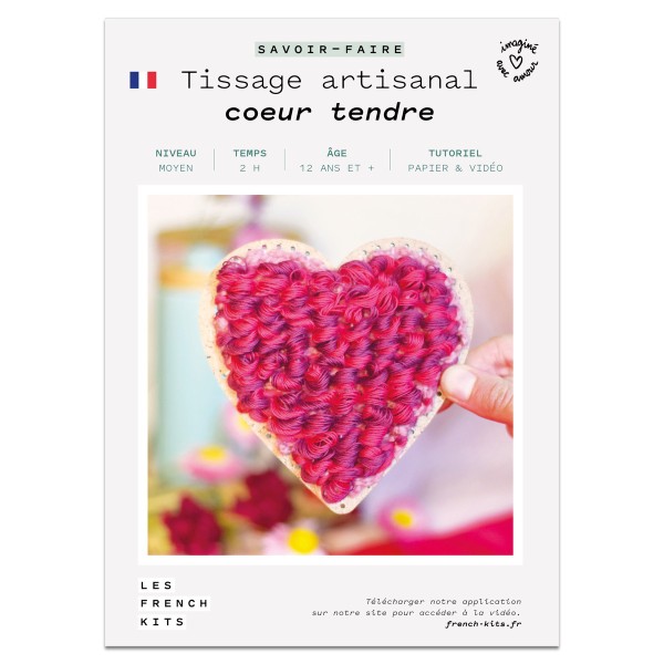 French Kits Tissage - Coeur tendre - 1 pce - Photo n°2
