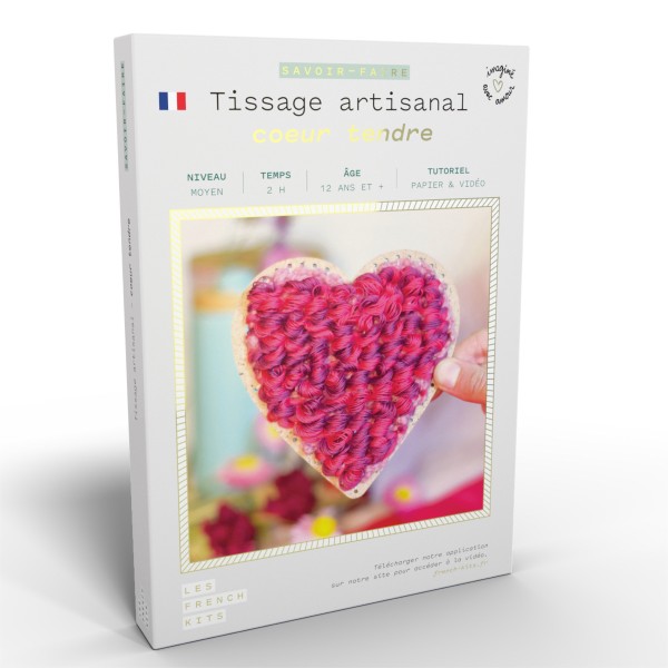 French Kits Tissage - Coeur tendre - 1 pce - Photo n°1