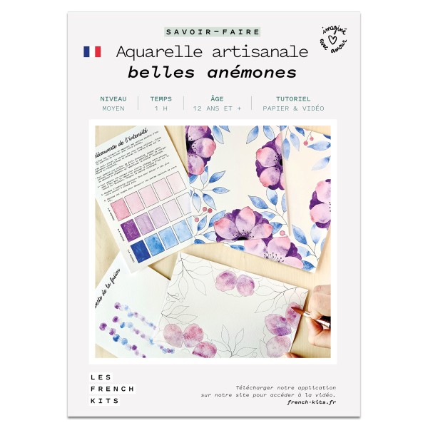 French Kits Aquarelle - Belles anémones - Photo n°2