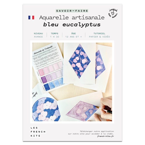 French Kits Aquarelle - Bleu Eucalyptus - Photo n°2