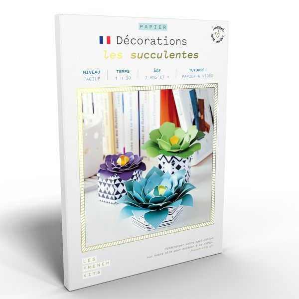 French Kits Papier - Les succulentes - - Photo n°1