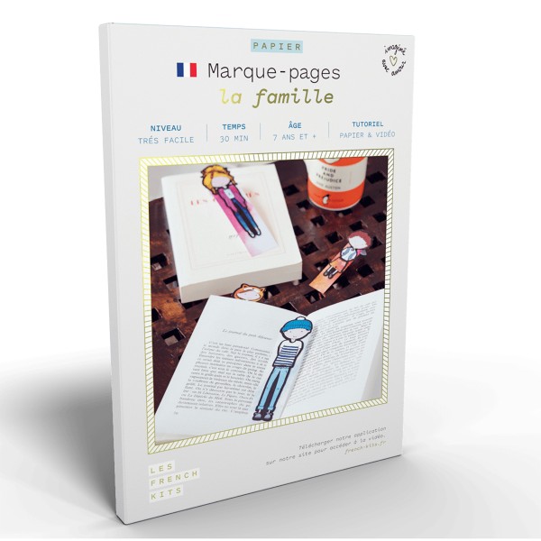 French Kits Marque-pages - La famille - 8 pcs - Photo n°1