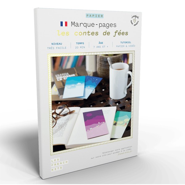 French Kits Marque-pages - Les contes de fées - 4 pcs - Photo n°1