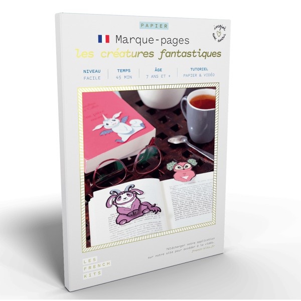 French Kits Marque-pages - Les créatures fantastiques - 4 pcs - Photo n°1