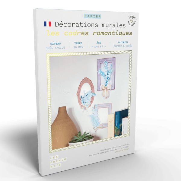 French Kits Papier - Cadre romantique - 3 pcs - Photo n°1