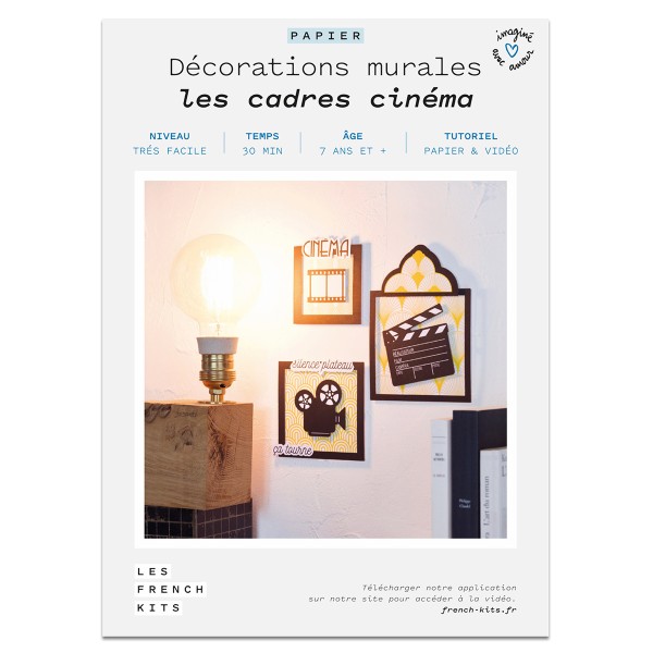 French Kits Papier - Cadre cinéma - 3 pcs - Photo n°2