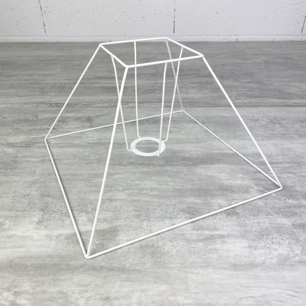 Carcasse Abat-Jour Pyramide 30x10,5x22,5 cm, Armature Lampe 4 branches en epoxy anticorrosion, pour - Photo n°4