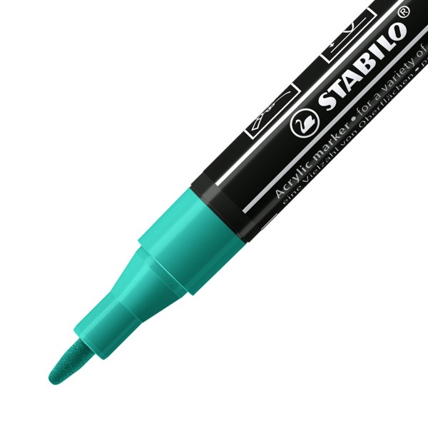 Marqueur acrylique T100 Stabilo Free - Pointe fine - Plusieurs coloris disponibles - Photo n°4