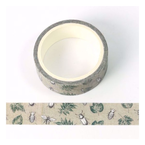 Masking tape insectes 15mm x 5m - Photo n°1