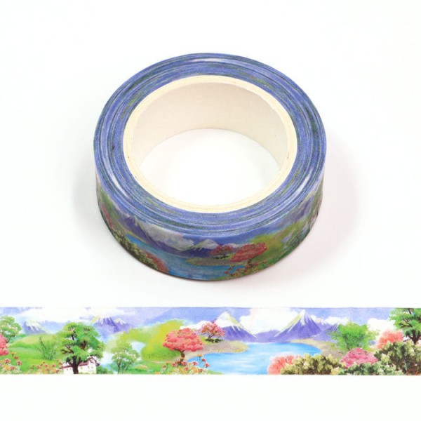 Masking tape jardin japonais 15mm x 10m - Photo n°1