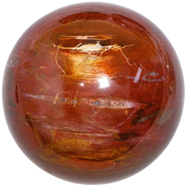 Sphère de bois fossile - 80 mm - 710 grammes. - Photo n°3