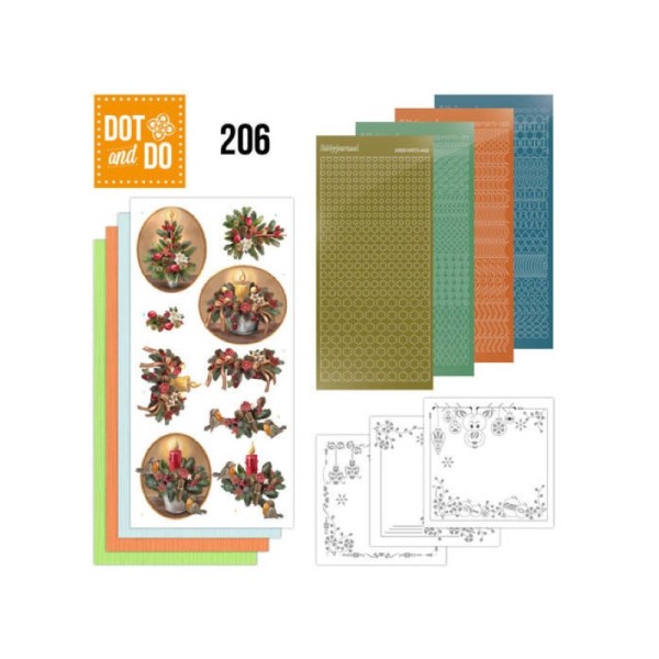 Dot and do 206 - kit Carte 3D - Histoire de Noël - Photo n°1