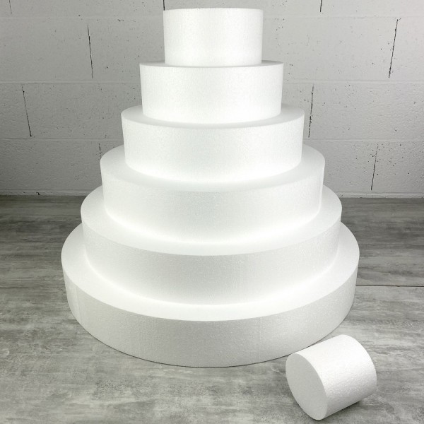 Grande Pièce montée en Polystyrène, Base diam. 70 cm, 7 étages, Haut. totale 70 cm, Wedding Cake hau - Photo n°3