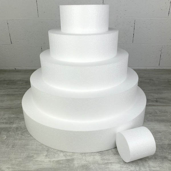 Pièce montée en Polystyrène, Base diam. 60 cm, 6 étages, Haut. totale 60 cm, Wedding Cake haute dens - Photo n°3