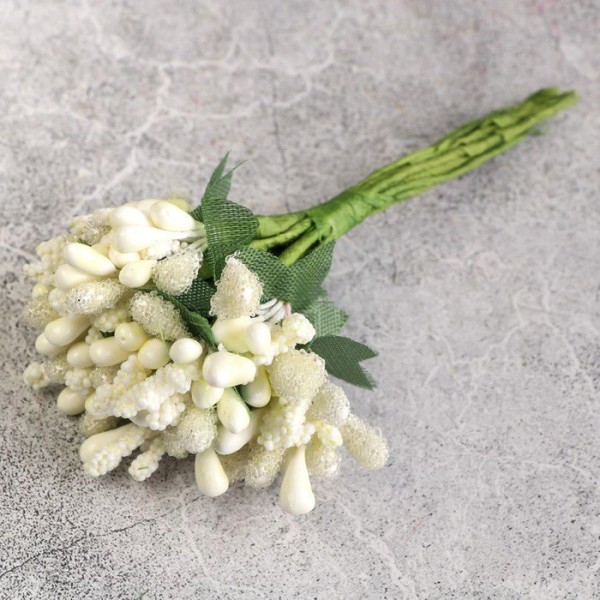 Bouquet de fleurs décoratives 2 cm, camomille, pour Mariage, Mini Marguerite, fête, Arrangement, Mai - Photo n°3