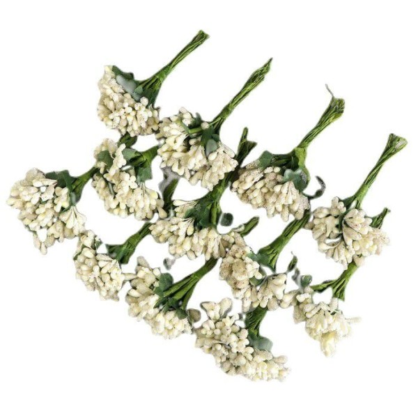 Bouquet de fleurs décoratives 2 cm, camomille, pour Mariage, Mini Marguerite, fête, Arrangement, Mai - Photo n°1