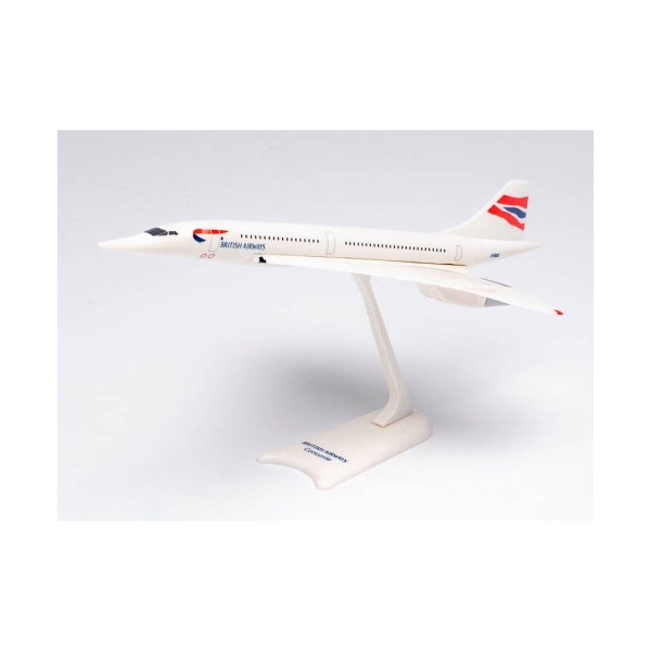 Concorde British Airways Aérospatiale-BAC Concorde  G-BOAC - modèle à emboiter 1/250 Herpa - Photo n°1