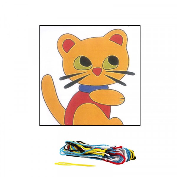Kit de canevas pour enfant Seg de Paris motif petit chat - Photo n°1