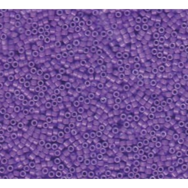 5g Teint Opaque Rouge Violet 11/0 Delica Verre Japonais Miyuki Perles de Rocaille Db1379 Cylindre Ro - Photo n°1