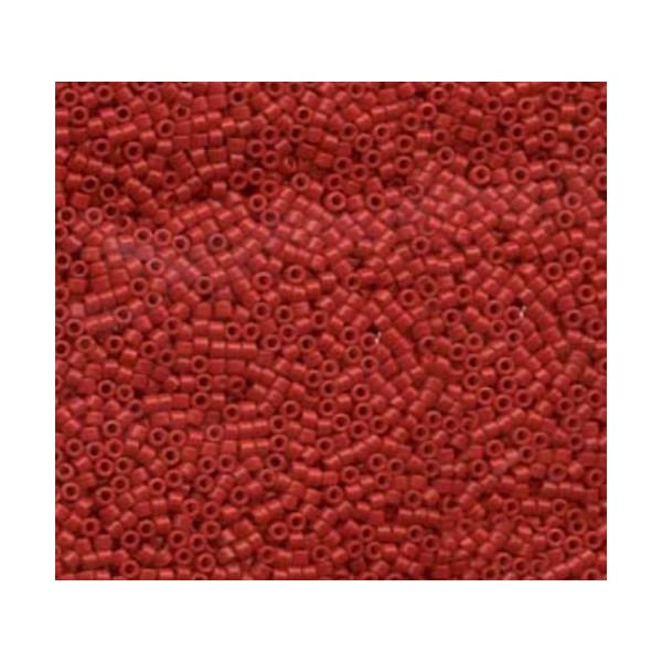 5g Teints Rouge Opaque 11/0 Verre Delica Japonais Miyuki Perles de Rocaille Db791 Cylindre Rond 1.6m - Photo n°1