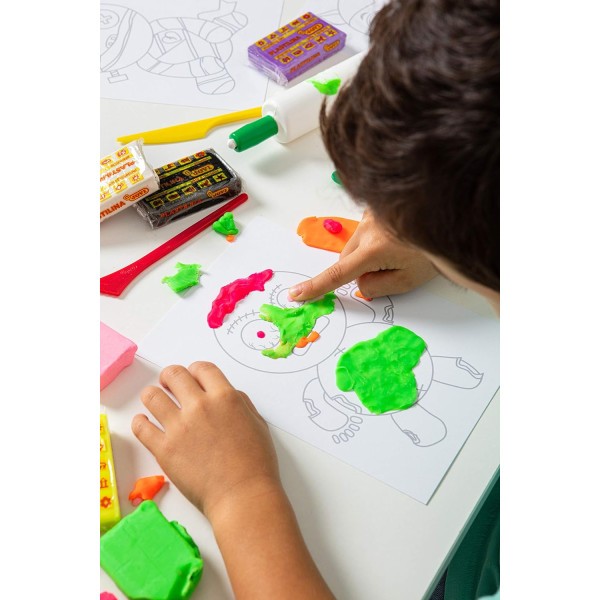 Kit - Peinture pour pâte à modeler - Crazy Monsters - Enfant dès 5 ans - Jovi - Photo n°4