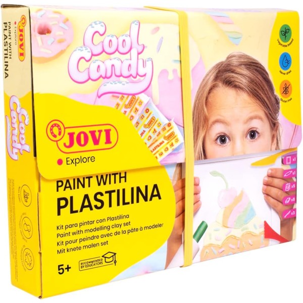 Kit - Peinture pour pâte à modeler - Cool Candy - Enfant dès 5 ans - Jovi - Photo n°2