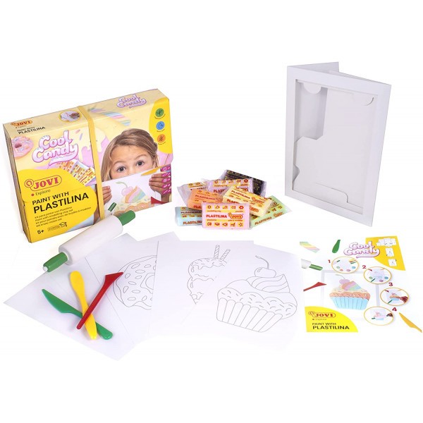 Kit - Peinture pour pâte à modeler - Cool Candy - Enfant dès 5 ans - Jovi - Photo n°3