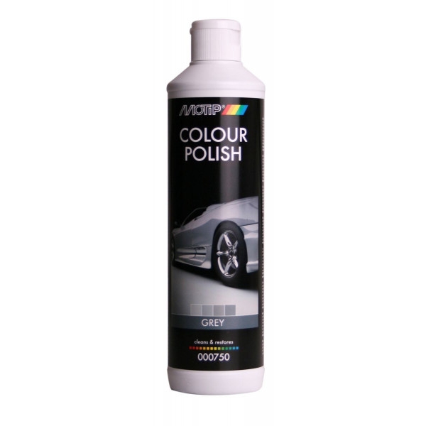 Polish Motip pour voiture pigmenté gris bidon de 500ml - Photo n°1