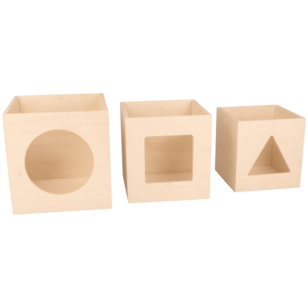 Cubes gigognes en bois - 12 à 6,5 cm - 5 pcs - Photo n°4