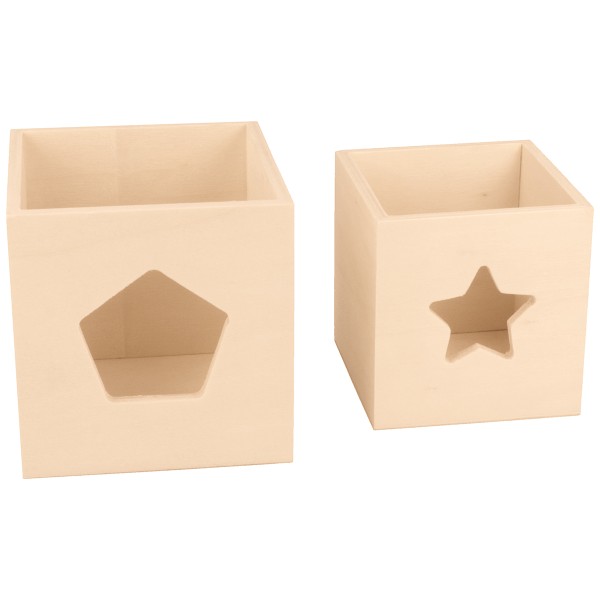 Cubes gigognes en bois - 12 à 6,5 cm - 5 pcs - Photo n°6
