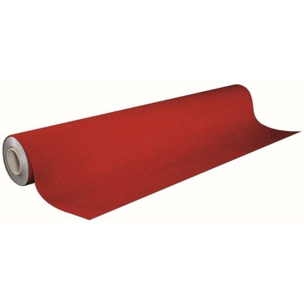 Bobine de papier cadeau - 700 mm x 100 m - Rouge - Photo n°1